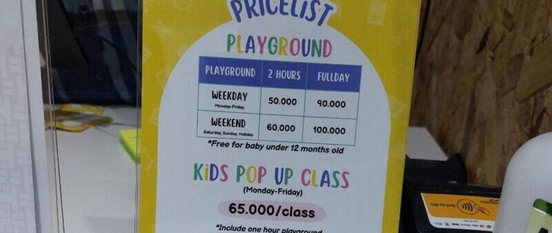 Pricelist Playground Tumbuh Bersama